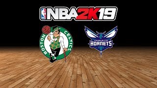 Celtics vs Hornets  111918  NBA 2K19 MyLeague [upl. by Nesnej]