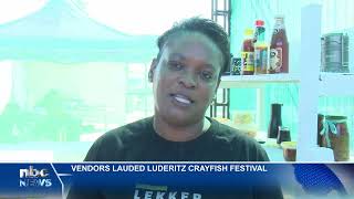 Vendors lauded Luderitz Crayfish Festival  nbc [upl. by Rozina297]