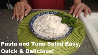 Pasta and Τuna Salad Easy Quick amp Delicious [upl. by Aeresed991]