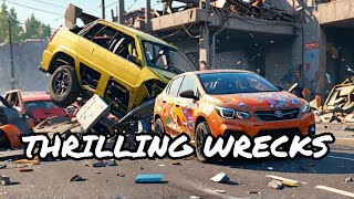 Crash Compilation 01 Beamng Drive [upl. by Adilen]