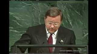 Address by Vytautas Landsbergis before the United Nations General Assembly 17 September 1991 [upl. by Tonry133]