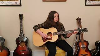 Mississippi John Hurts Richland Woman Blues played by 14 year old Muireann on a Gibson 50s LG2 AN [upl. by Artenra974]