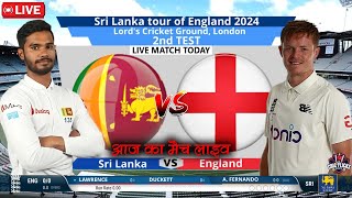 🔴 Live ENG vs SL  2nd Test Match  England vs Sri Lanka Live Match Today engvssl cricket [upl. by Griffiths27]