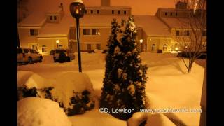 Feb 12 2011 Snowstorm amp Ice Storm Time Lapse Poughkeepsie NY [upl. by Edorej]