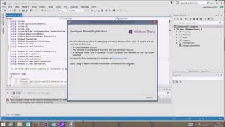 Windows Mobile 8 Development Registering Phone for development [upl. by Hillard]