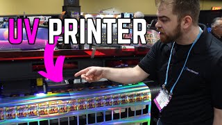 An upclose look at the Mimaki UCJV300160 UV Printer and cutter [upl. by Ybrik]