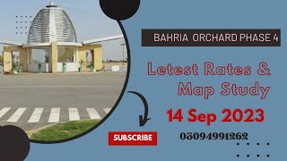 Bahria Orchard Phase 4  Current prices amp Map Study  Letest Updates 14 Sep 2023 [upl. by Astor48]