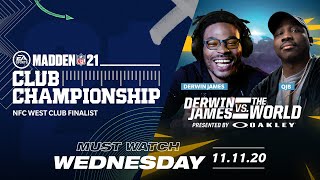 Derwin James vs The World  Club Championship  NFC West  Madden 21 [upl. by Narat]