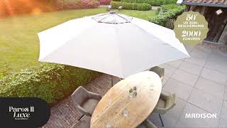 Madison Topline Parasol  Paros II Luxe  Ø300 cm [upl. by Mcafee962]