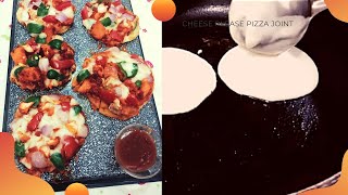 PIZZA in 2 Minutes Recipeliquid dough mini pizza [upl. by Lorelie]