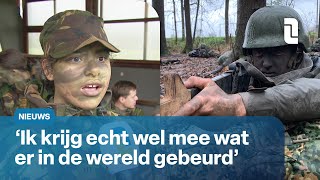 NAVO 75 jaar aspirantmilitairen oefenen in Brunssum  L1 Nieuws [upl. by Yespmed432]