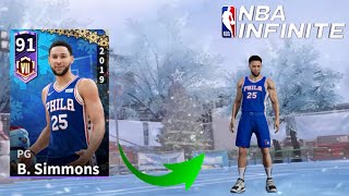 Early Preview Look at Ben Simmons Stats and Exclusive NBA Infinite [upl. by Dreyer222]