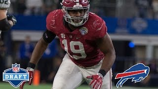 Bills New LB Reggie Ragland OneOnOne At NFL Draft  CampusInsiders [upl. by Drallim]