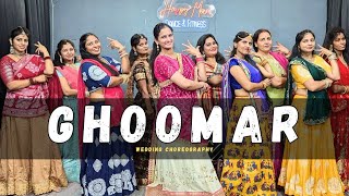 Ghoomar  Dance  wedding choreography  Rajasthani dance Easy dance steps  kapil jangir wedding [upl. by Erdnad843]