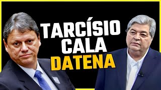 Tarcisio cala Datena e deixa ele sem palavras [upl. by Atikcir]