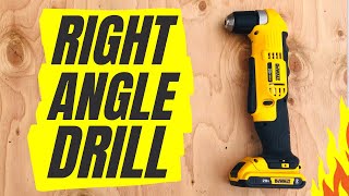 Dewalt Right Angle Drill  everything you need to know in 2 minutes DCD740 REVIEW [upl. by Aivan]