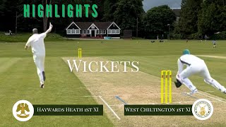 Wickets HHCC 1st XI v West Chiltington 1st XI 27072024 [upl. by Ahsilrak413]