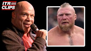 Kurt Angle On quotFIGHTquot With Brock Lesnar Backstage At WWE [upl. by Legge]