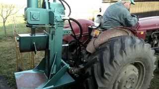 Home made hydraulic wood chipper  log splitter [upl. by Brecher]