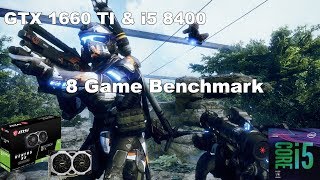 GTX 1660 TI amp I5 8400  8 GAME BENCHMARK  1080P [upl. by Dunham171]