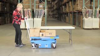 Eoslift Scissor Lift Carts eBay [upl. by Nihsfa]