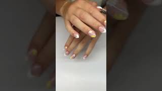 flower nails💛⭐️🌟💐🌻nails naildesigns [upl. by Fried]