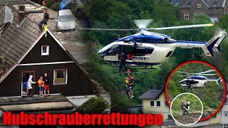 DÖRFER ZERSTÖRT  HOCHWASSER IN DEUTSCHLAND  HUBSCHRAUBERRETTUNGEN IN ALTENAHR amp SCHULD EIFEL [upl. by Idid961]