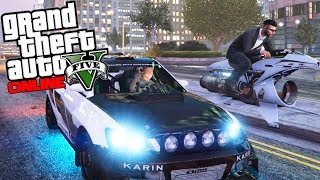 LA MOTO TROLL 😂  GTA V ONLINE  MrLokazo86 [upl. by Enelrats410]