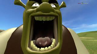 SCARY SHREK  GREENMOUNT FIELD gmod [upl. by Ahsienod666]