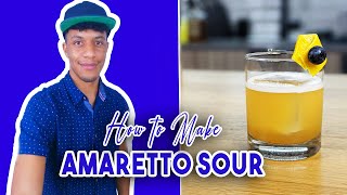 How to make a Amaretto Sour  The Cocktail Enthusiast [upl. by Peednus797]