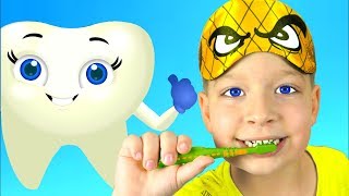 Chanson Brosse Tes dents  Comptines Et Chansons  À Bébé Chanson avec Max [upl. by Maro133]