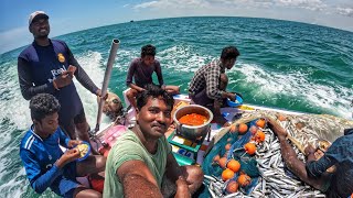 கடலில் உயிருடன் பிடித்த வஞ்சிரம் சீலா மீன் குழம்பு Vnjaram fish kulampucaught alive in the sea [upl. by Loralyn]