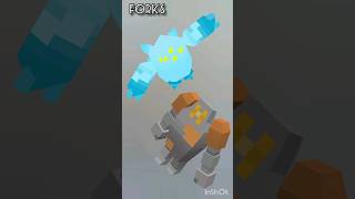 Making regirock in Blockbench 3dart blockbench pokemon [upl. by Nace]