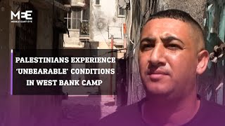 Palestinians experience ‘unbearable conditions’ in West Bank camp amid Israeli raids [upl. by Adlih]