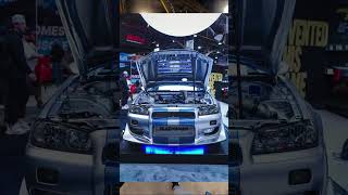 POV R34 NISSAN SKYLINE AT SEMA SHOW skyline r34 bigturbo povphotography [upl. by Allecnirp260]