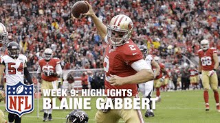 Blaine Gabbert Highlights Week 9  Falcons vs 49ers  NFL [upl. by Adihaj392]