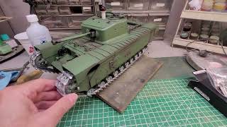 116 RC Tongde Churchill Tank out of the box [upl. by Letha213]