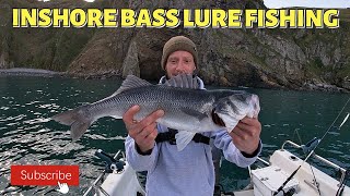 INSHORE BASS LURE FISHING  BOAT FISHING UK [upl. by Elimaj]