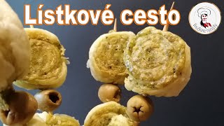 Nápady na párty lístkové cesto  Puff pastry ideas  Vnučkine recepty [upl. by Kathlene341]