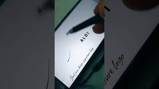 Simple signature Aldi [upl. by Keraj60]