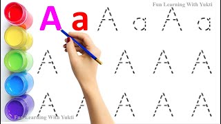 Collection of Uppercase amp Lowercase Alphabet Dotted Lines  ABC Alphabet Writing  ABC Phonics Song [upl. by Dnalram]