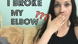 I BROKE MY ELBOW  barn vlog [upl. by Anabelle43]