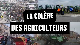 La colère des agriculteurs  Compilation manifestationsmobilisations 2024 FRANCEALLEMAGNE [upl. by Ile]