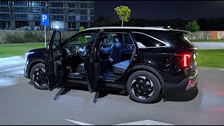 Kia Sorento 2024 Night Lights Interior Exterior [upl. by Nonnarb]