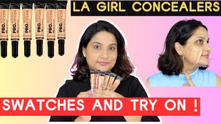 How to Conceal Dark Circles amp Pigmentation with LA Girl Pro Concealer Shades  Monica India [upl. by Steffin666]