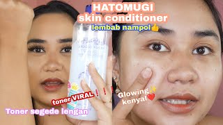 HATOMUGI SKIN CONDITIONER ORI JEPANG REVIEW INDONESIA HATOMUGI [upl. by Euqina]