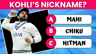 Kohli Quiz  How Well Do You Know Virat Kohli 🏏 [upl. by Milissent]