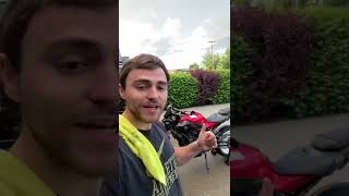 How to clean your motorcycle “Properly” in 60 seconds [upl. by Ahsinit470]