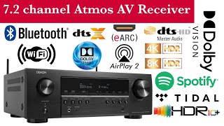 Denon AVR S760H Best 72channel 8k av receiver  Atmos AVR  Budget atmos amplifier  hometheater [upl. by Ynnad]