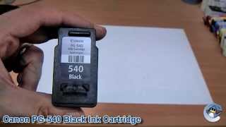 Inside Canon PG540 5525B005AA Black Ink Cartridge [upl. by Corrina]